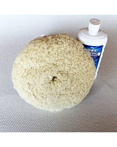 Wool Buffing Pad 8" Double Sided